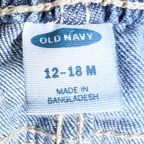 Toddler's Old Navy Straight Leg Jeans | Medium Wash | Size 12-18 Months - Picture 7 of 8